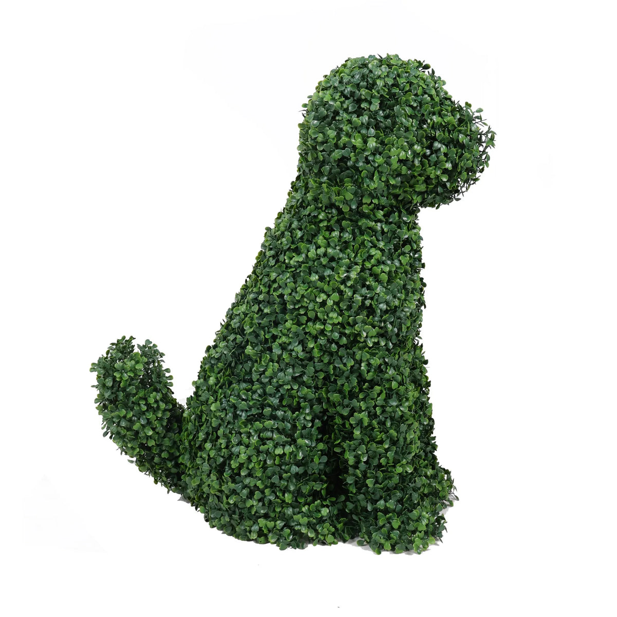 Boxwood Dog Artificial Topiary – Indoor and Outdoor, Non Fire Resistant Artificial Topiary & Balls