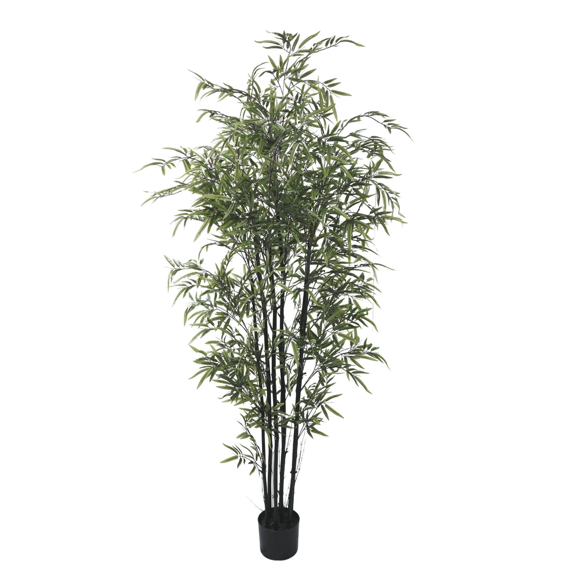 Black Bamboo Artificial Tree 70.9in, Non Fire Resistant Artificial Tree