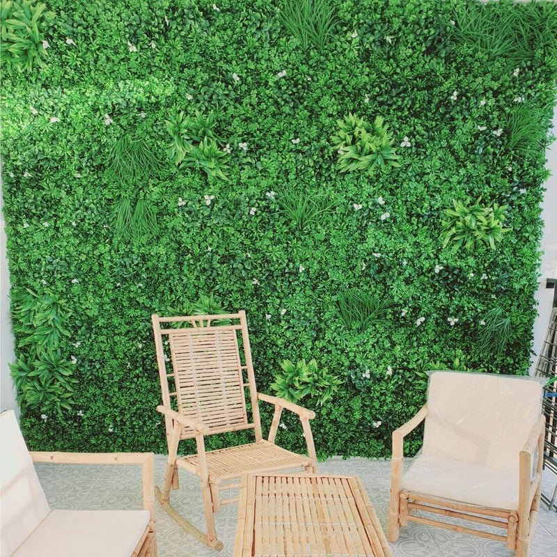 Artificial Vertical Garden Panel in a backyard Miami