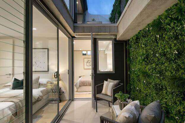 Artificial Vertical Garden Panel Miami House Design
