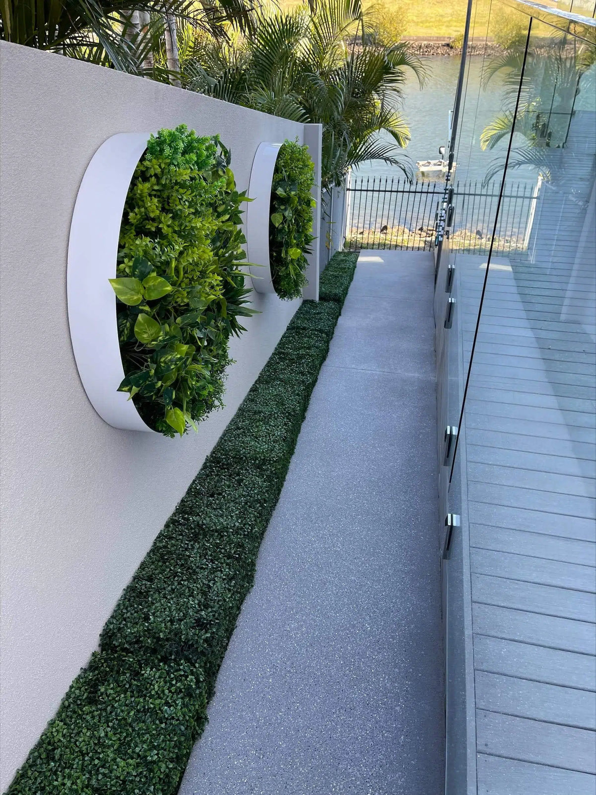 Freestanding Artificial Boxwood Hedges
