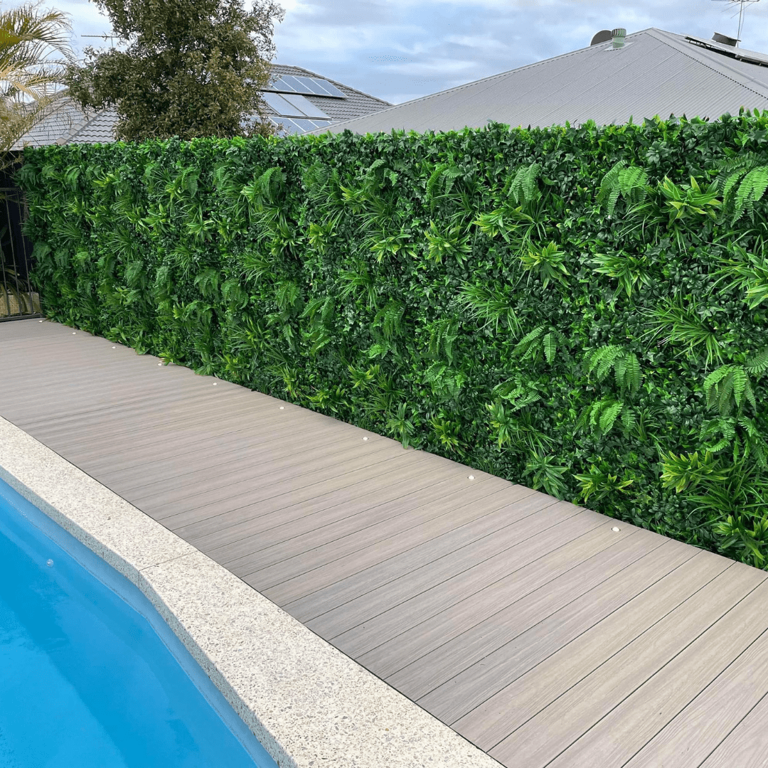 Artificial Vertical Garden in the pool area
