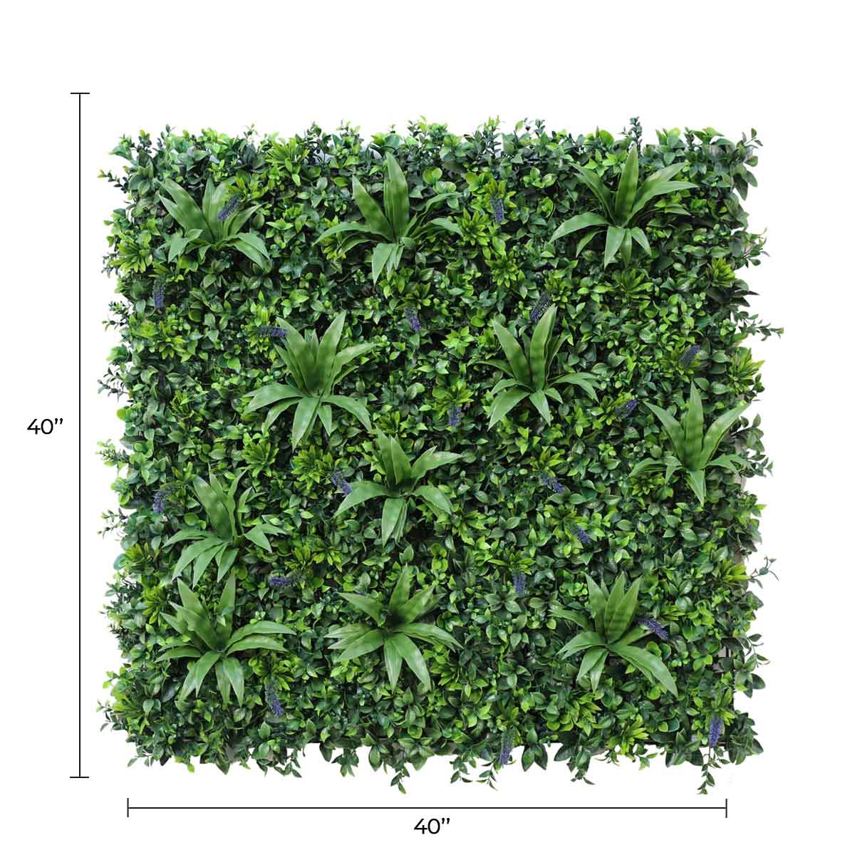 Lavender Fields Artificial Vertical Garden Green Wall Panel 40×40in 11 SQ FT – UV Resistant – Commercial Grade — Living…