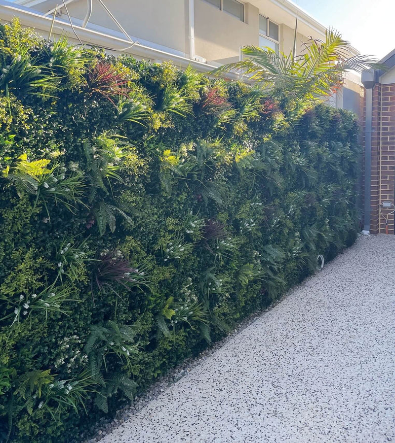 Premium Artificial Vertical garden with ferns and grasses