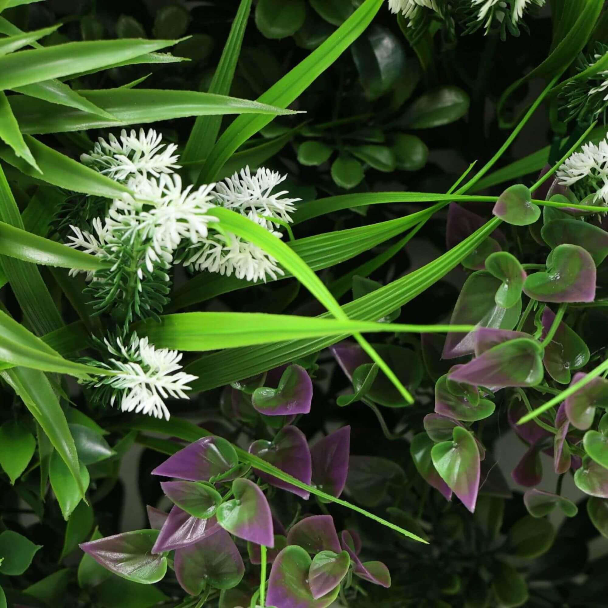 Ultra Premium Artificial Vertical Garden Panel with Vista Like Leaves and Grasses