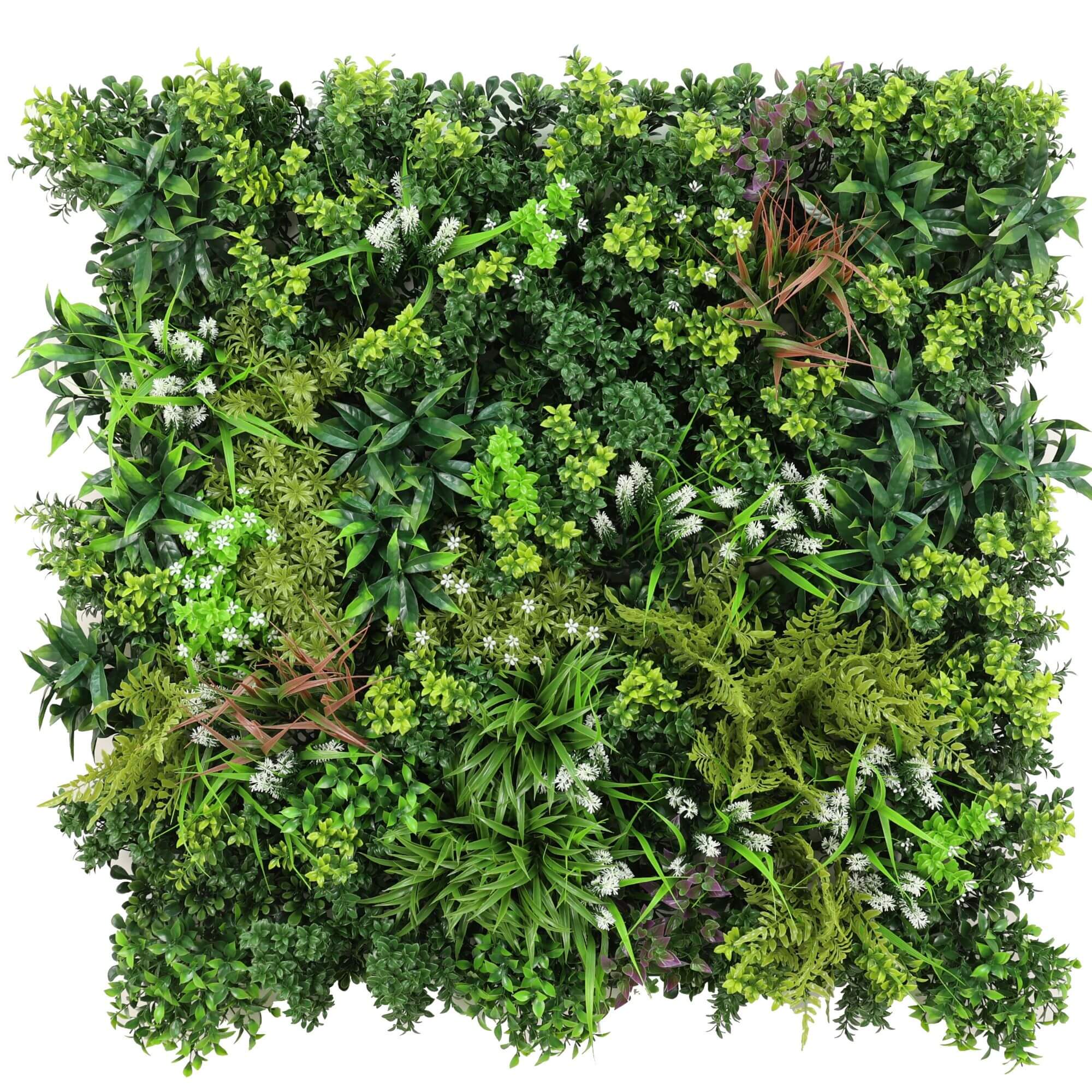 plastic plant wall Ultra Luxury Amazon Jungle Vertical Garden 40" x 40" 11SQ ft Commercial Grade UV Resistant