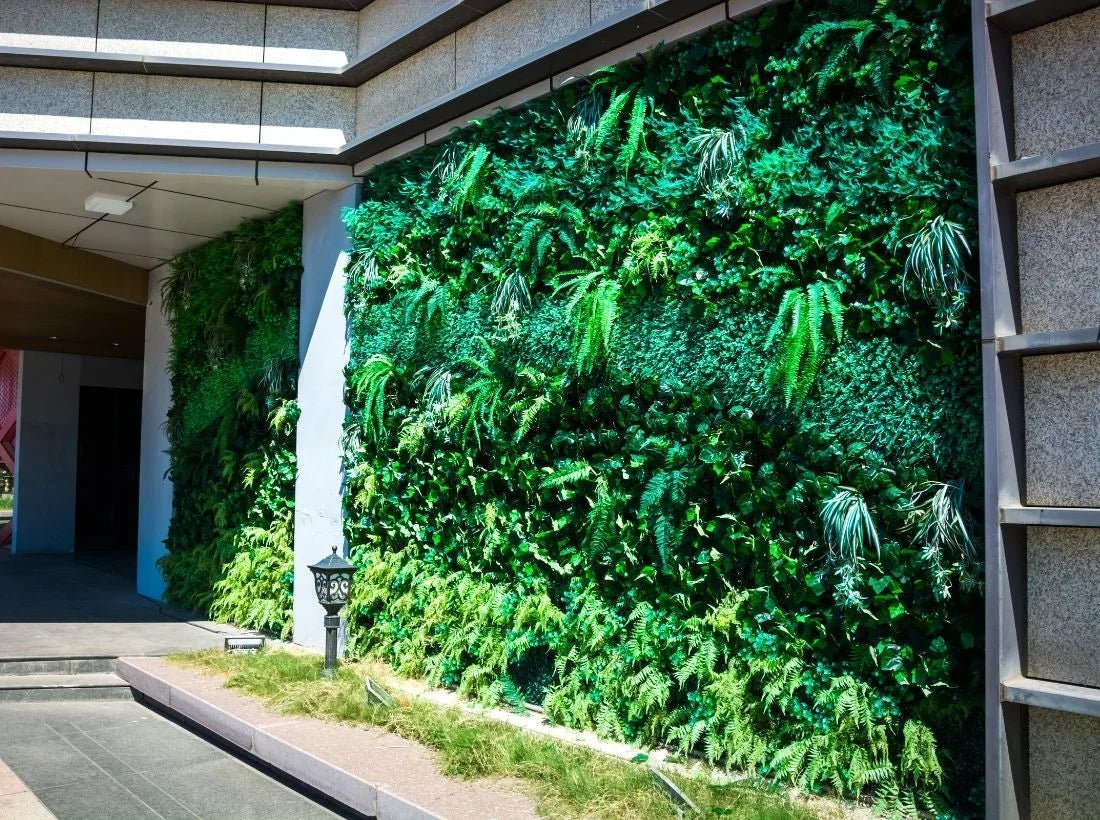artificial plant wall outdoor