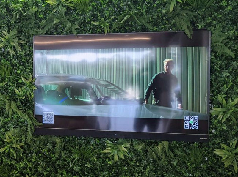 BMW Enhances Showroom Atmosphere with Designer Plants Artificial Green Wall