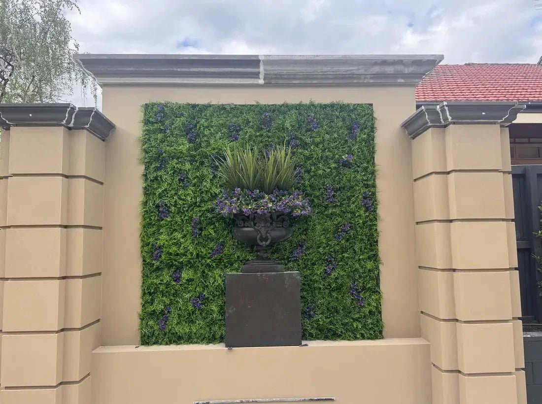 How a Client Created a Mediterranean Poolside With Faux Outdoor Plants