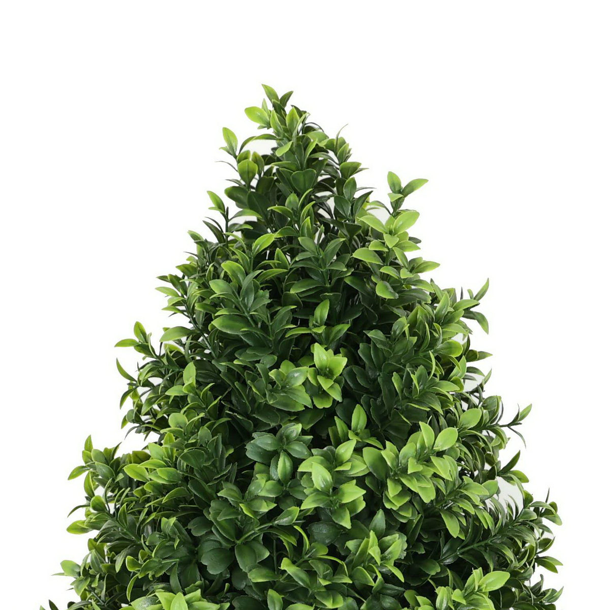 Boxwood Topiary Shrub with Ground Spike 14in – UV Resistant