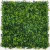 Panel de muestra de pared verde artificial de hiedra mixta (muestra pequeña) Grado comercial resistente a los rayos UV