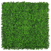 Bright Boxwood Artificial Vertical Garden Green Wall Panel 40×40in 11 SQ FT – UV Resistant – Commercial Grade
