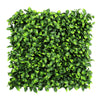 Panel de muestra de pared verde artificial de jazmín (muestra pequeña) de grado comercial resistente a los rayos UV