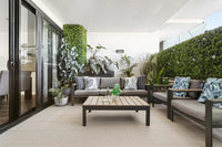 Spring Sensation Artificial Vertical Garden Green Wall Panel 40×40in 11 SQ FT – UV Resistant – Commercial Grade