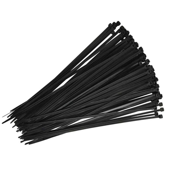 Bridas UV de 10 pulgadas (alambre, malla o superficies con agujeros), paquete de 100 bridas para cables