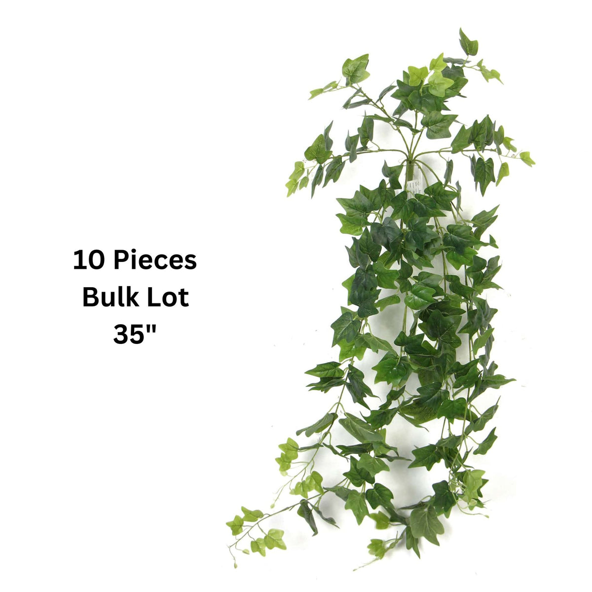 Nearly Natural Ivy Artificial Hanging Bush Pack of 10