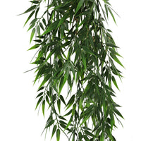 Bamboo Leaf Garland Artificial Hanging Bush 6.7×30in – NFPA701 Fire Rated – UV Resistant