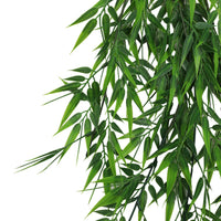 Bamboo Leaf Garland Artificial Hanging Bush 6.7×30in – NFPA701 Fire Rated – UV Resistant