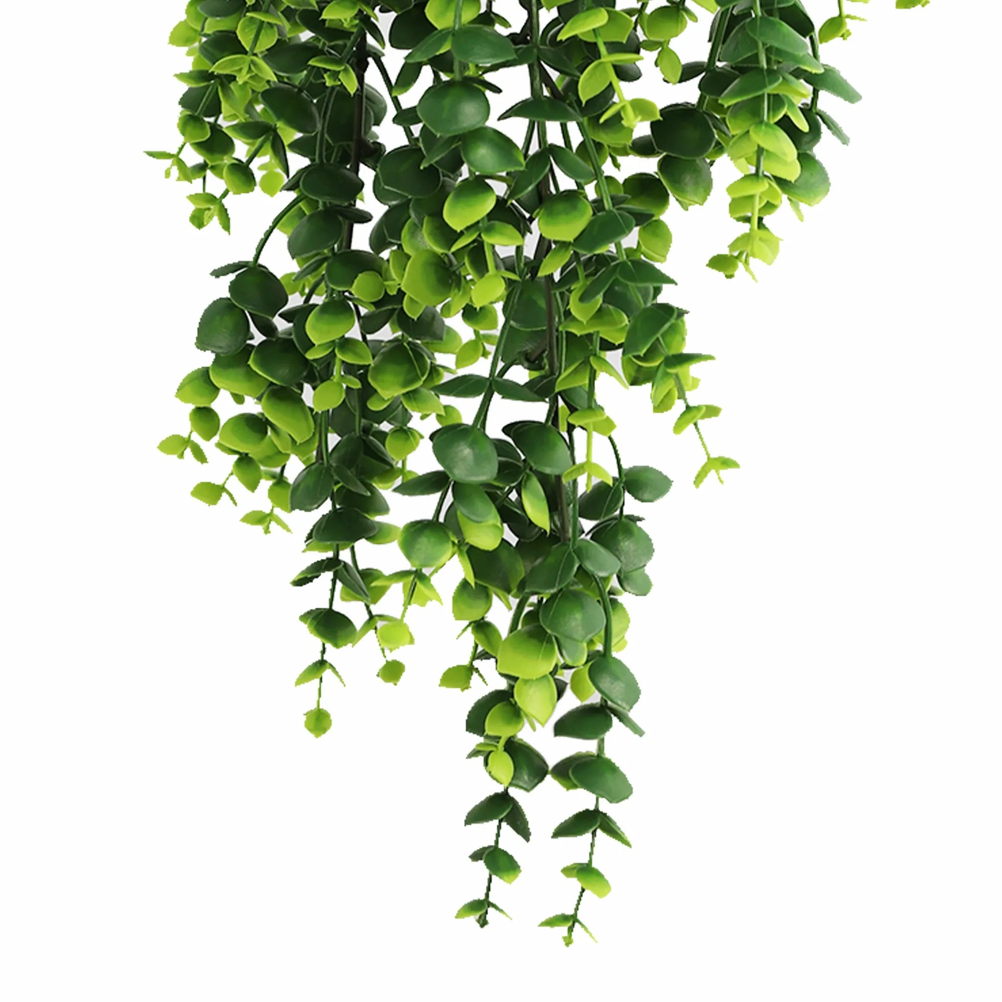 Set of 10 – Artificial Dense Hanging Lush Green Eucalyptus Garland Bushes UV Resistant & Fire Rated | 7.1in x 30.5in (18cm x 77cm Each)
