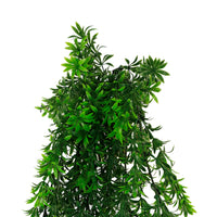 Willow Leaf Garland Artificial Hanging Bush 7.1×30in – NFPA701 Fire Rated – UV Resistant