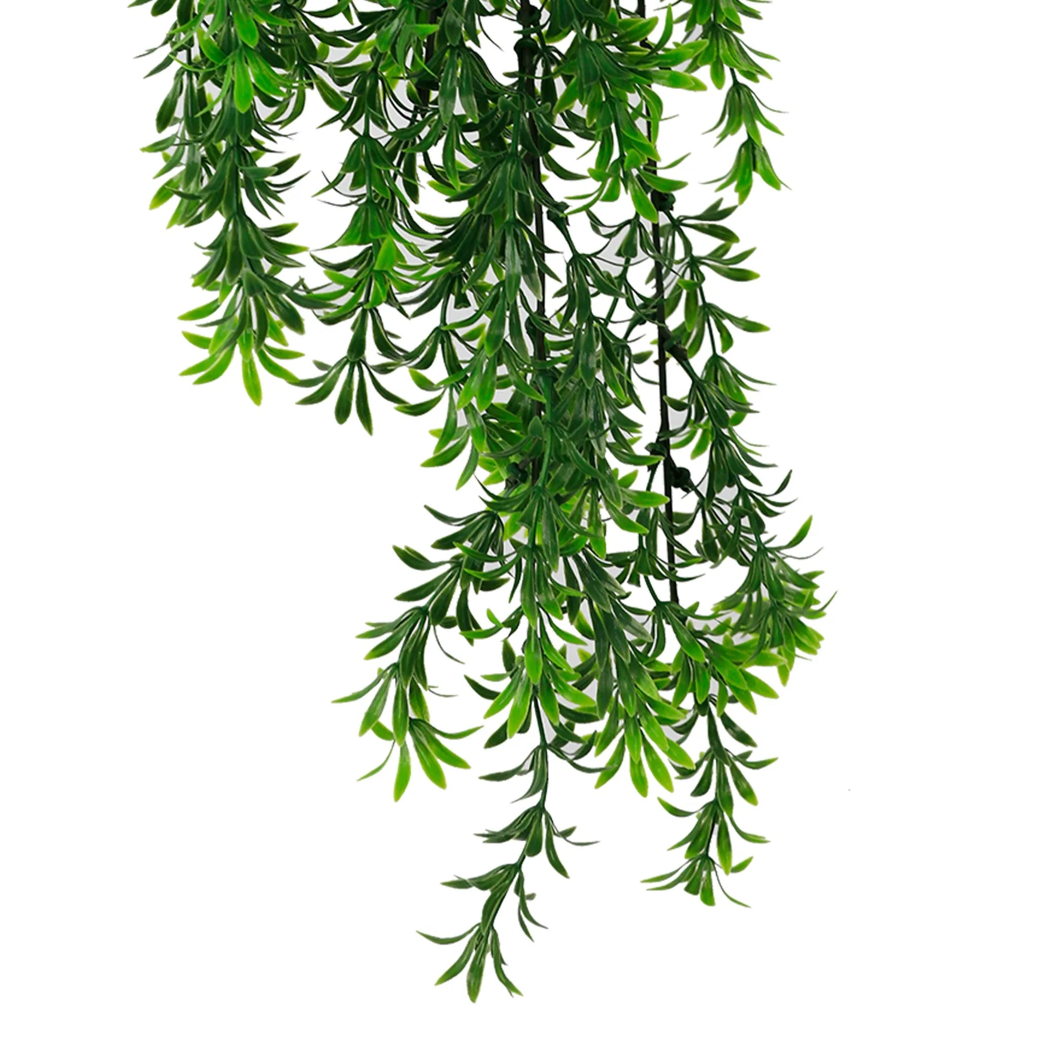 Set of 10 – Artificial Hanging Willow Leaf Garland Bushes UV Resistant & Fire Rated | 7.1in x 30in (18cm x 76cm Each)