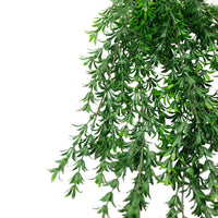 Willow Leaf Garland Artificial Hanging Bush 7.1×30in – NFPA701 Fire Rated – UV Resistant