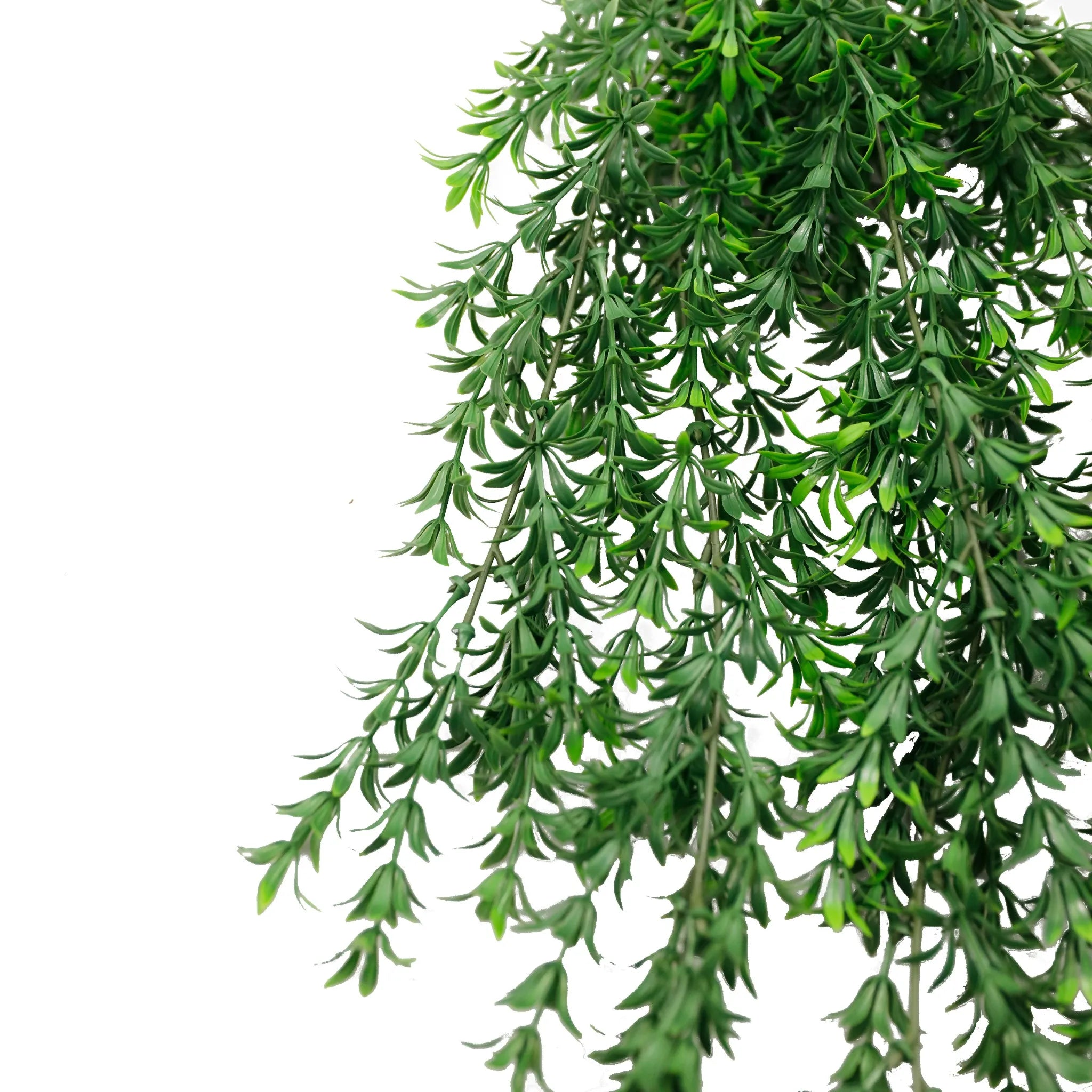 Set of 10 – Artificial Hanging Willow Leaf Garland Bushes UV Resistant & Fire Rated | 7.1in x 30in (18cm x 76cm Each)