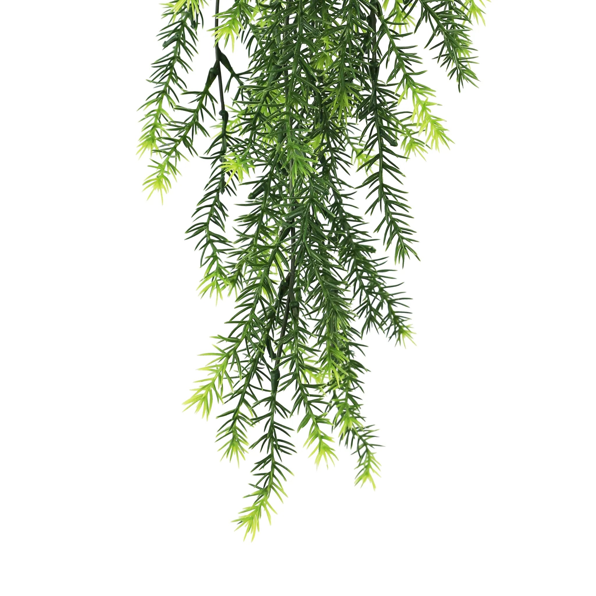 Set of 10 – Artificial Hanging Cedar Vine Garland Bushes UV Resistant & Fire Rated | 7.8in x 30in (20cm x 76cm Each)