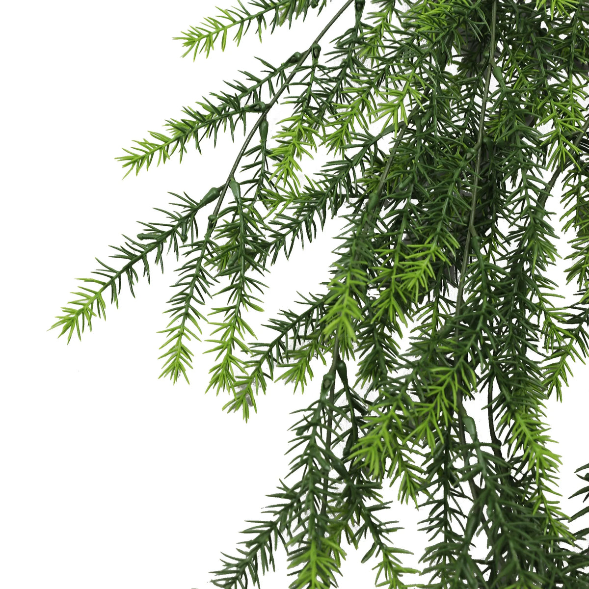 Cedar Vine Garland Artificial Hanging Bush 7.8×30in – NFPA701 Fire Rated – UV Resistant