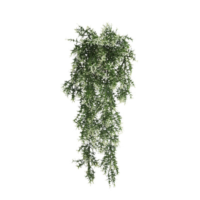 Star Jasmine Vine Artificial Hanging Plant 7.8×30in – NFPA 701 Certified – UV Resistant