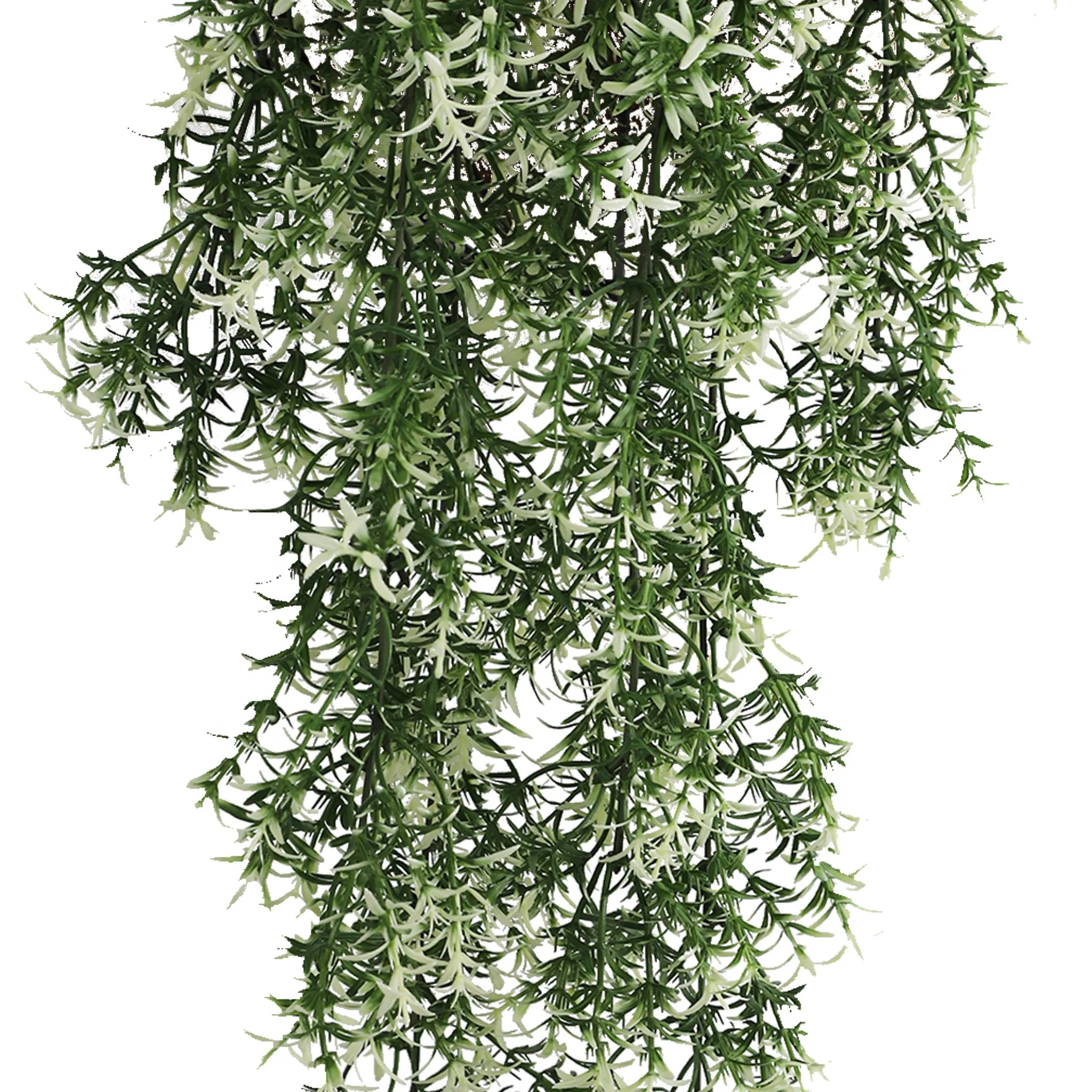 Set of 10 Artificial Hanging Star Jasmine Vine UV Resistant and FR 7.8x30"