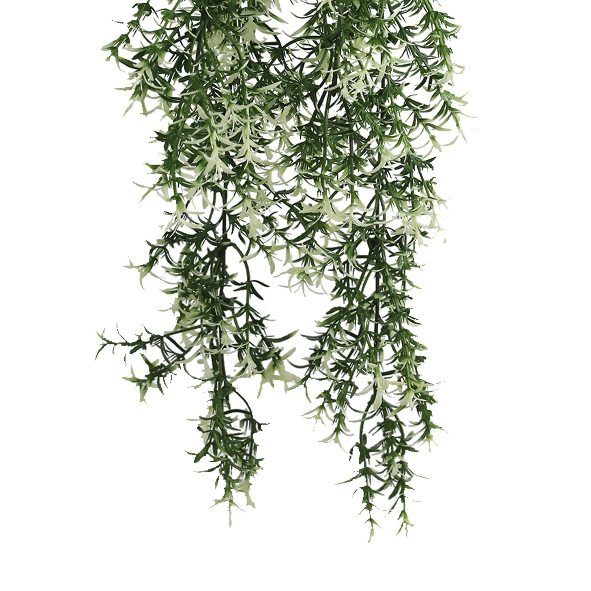 Set of 10 Artificial Hanging Star Jasmine Vine UV Resistant and FR 7.8x30"