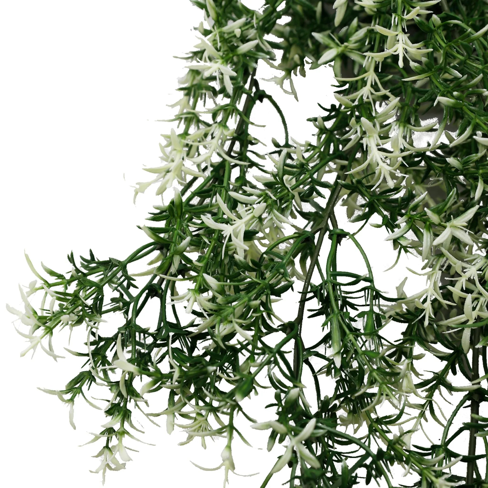 Set of 10 Artificial Hanging Star Jasmine Vine UV Resistant and FR 7.8x30"
