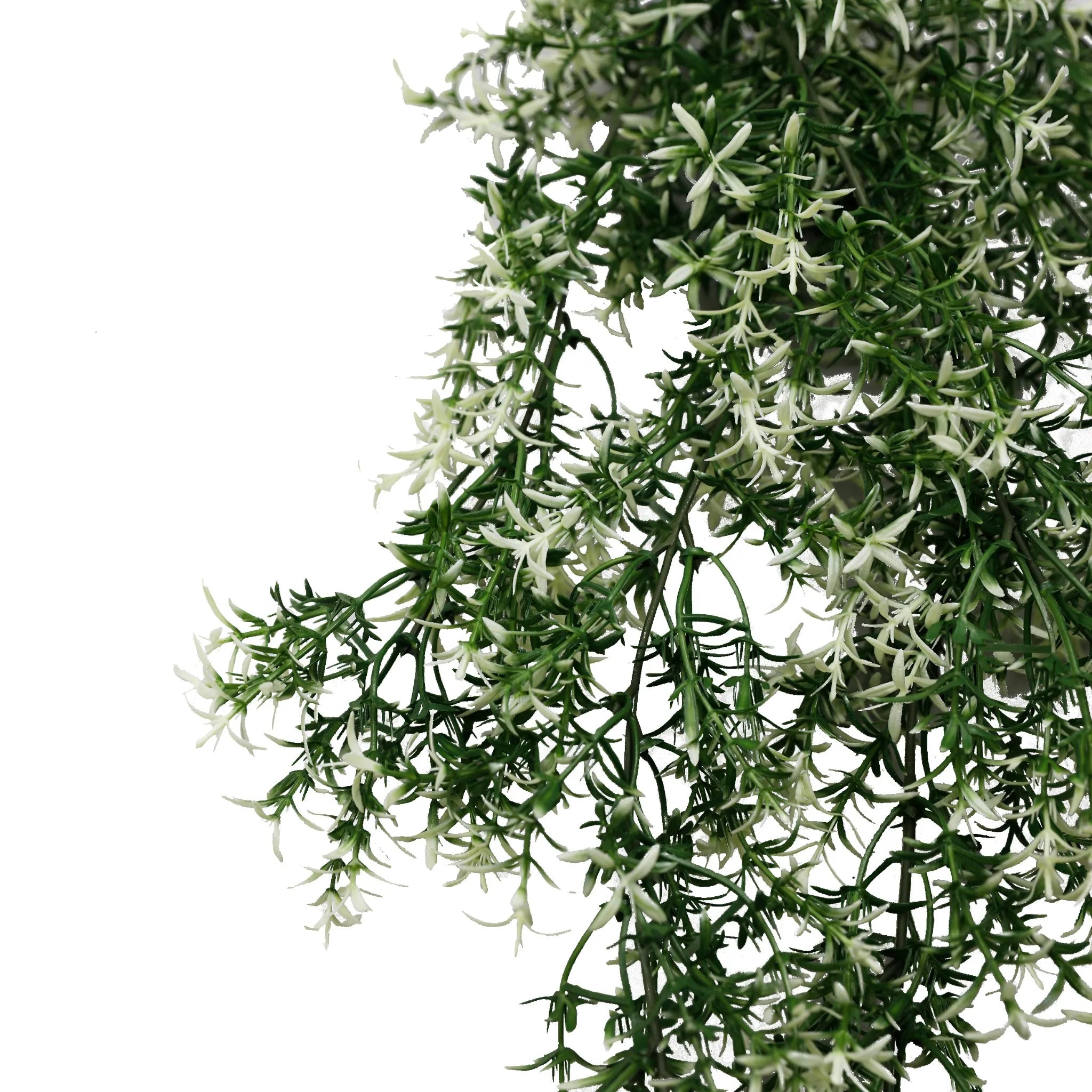 Set of 10 Artificial Hanging Star Jasmine Vine UV Resistant and FR 7.8x30"