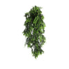 Mediterranean Fern Vine Artificial Hanging Plant 8.6×30in – NFPA701 Fire Rated – UV Resistant