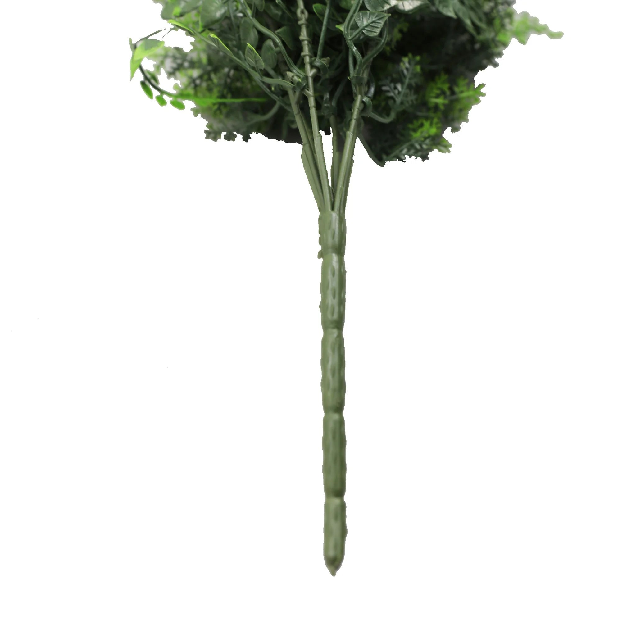 Set of 10 Artificial Hanging Mediterranean Fern Vine – UV Resistant & Fire Rated (8.6in x 30in | 22cm x 76cm)