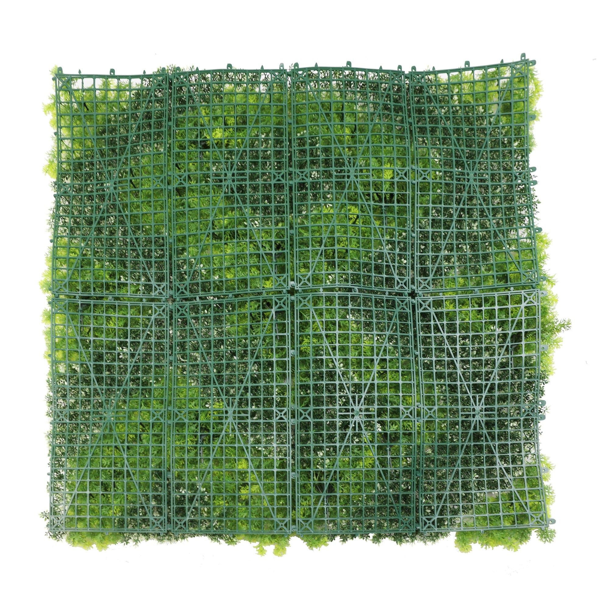 Natural Green and White Moss Artificial Vertical Garden Green Wall