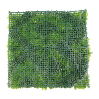 Natural Green and White Moss Artificial Vertical Garden Green Wall Panel 40×40in – UV Resistant – Commercial Grade