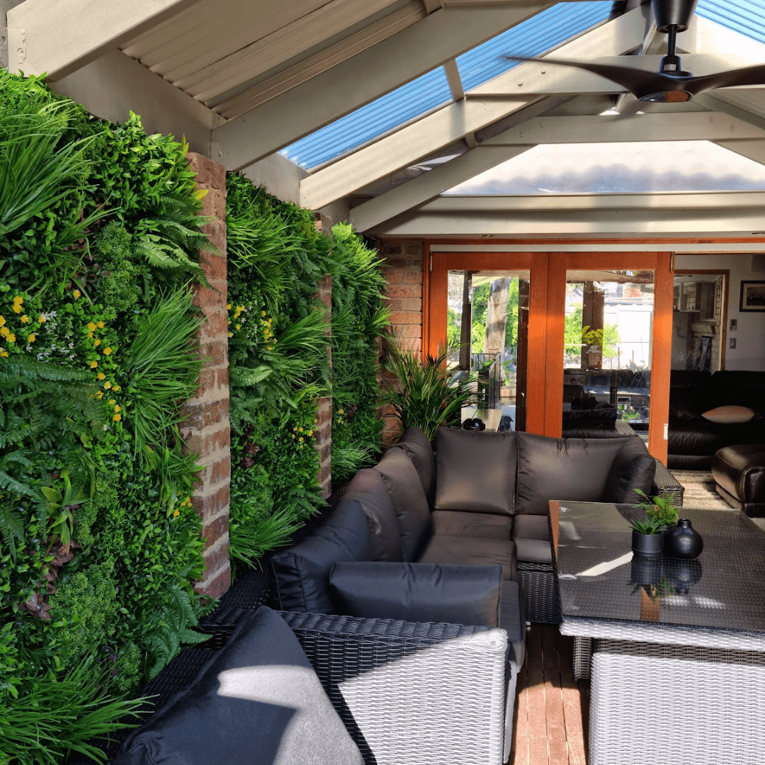 Sample Panel – Country Fern Vertical Garden (Small Sample)