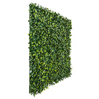 Jasmine Artificial Vertical Garden Green Wall Panel 40×40in 11 SQ FT – UV Resistant – Commercial Grade