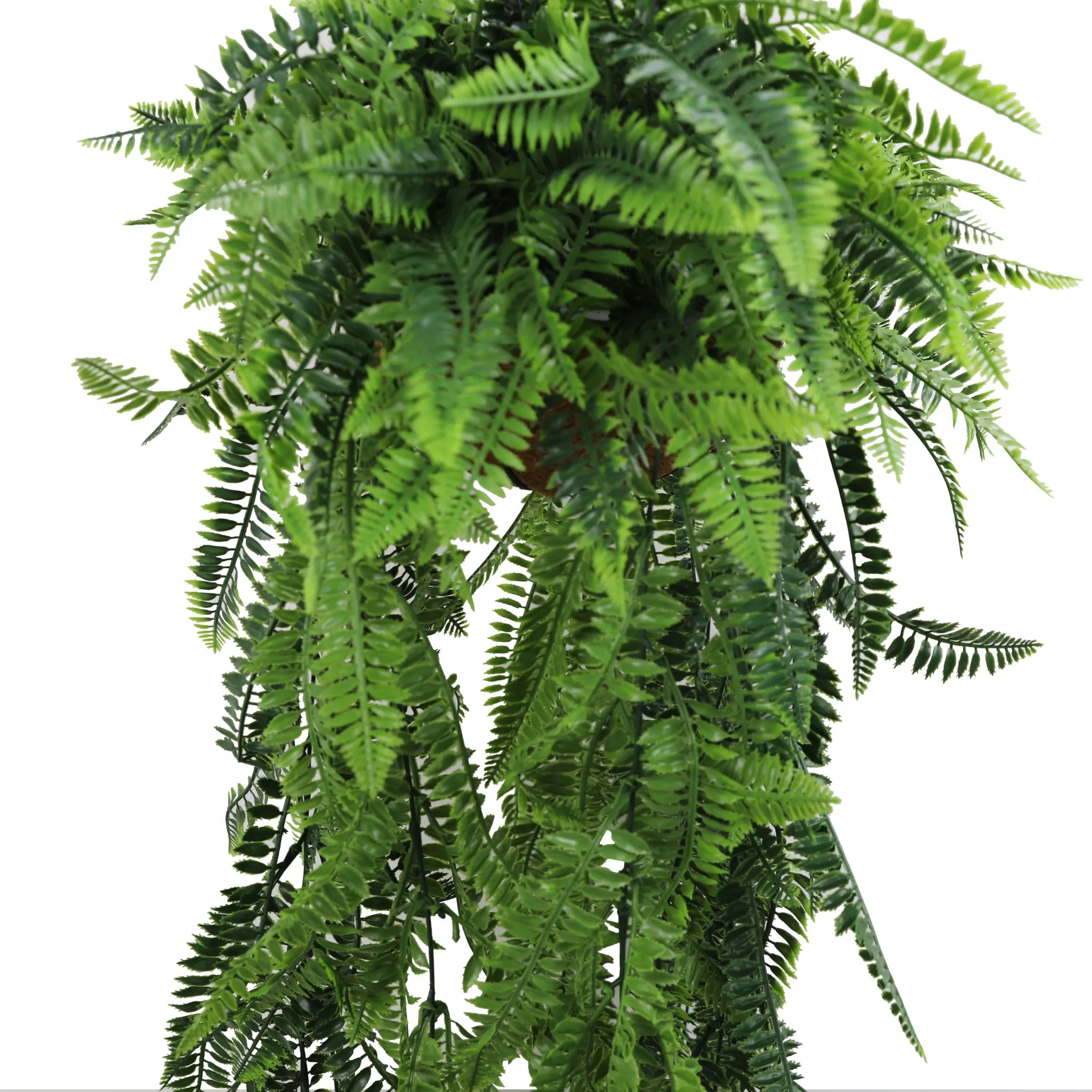 Artificial Hanging Fern Basket – UV Resistant (17.7in x 49.2in | 45cm x 125cm)