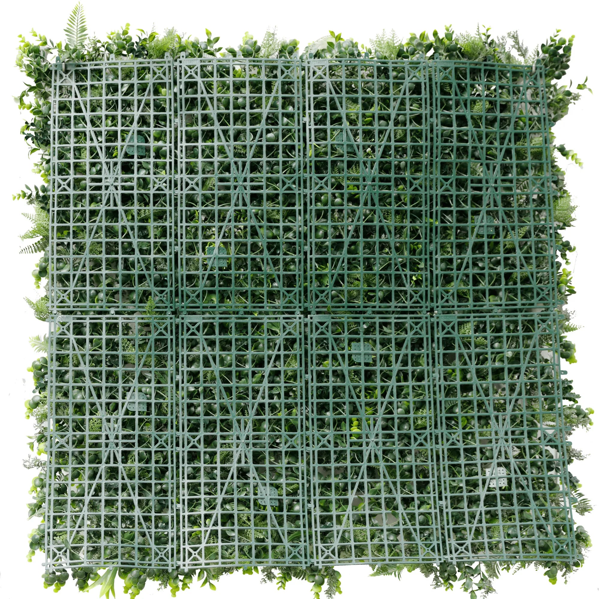 Panel de muestra de jardín vertical artificial de trópicos salvajes (muestra pequeña) de grado comercial resistente a los rayos UV