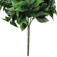 (5 piezas) Planta de buganvilla artificial blanca colgante resistente a los rayos UV 35"