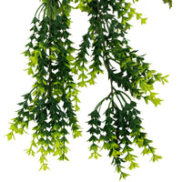 Vivid Green Dense Fern Artificial Hanging Plant 30in – UV Resistant