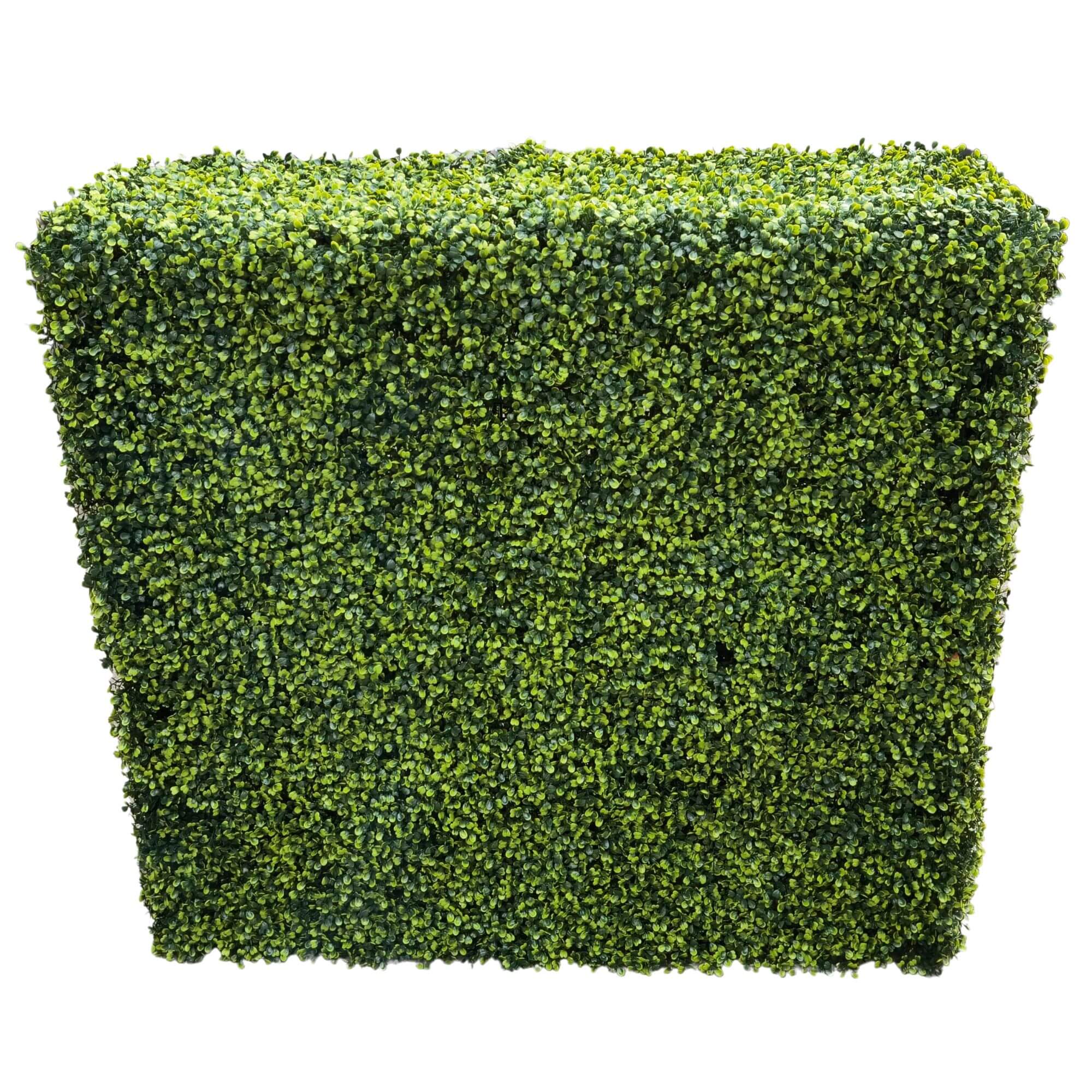 Dark Green Boxwood Artificial Hedge 30×30in – UV Resistant – Commercial Grade