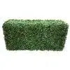 Premium Two Tone Green Artificial Boxwood Hedge 40"L x 20"H Commercial Grade UV Resistant