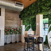 Lush Spring Artificial Vertical Garden Green Wall Panel 40×40in 11 SQ FT – UV Resistant – Commercial Grade