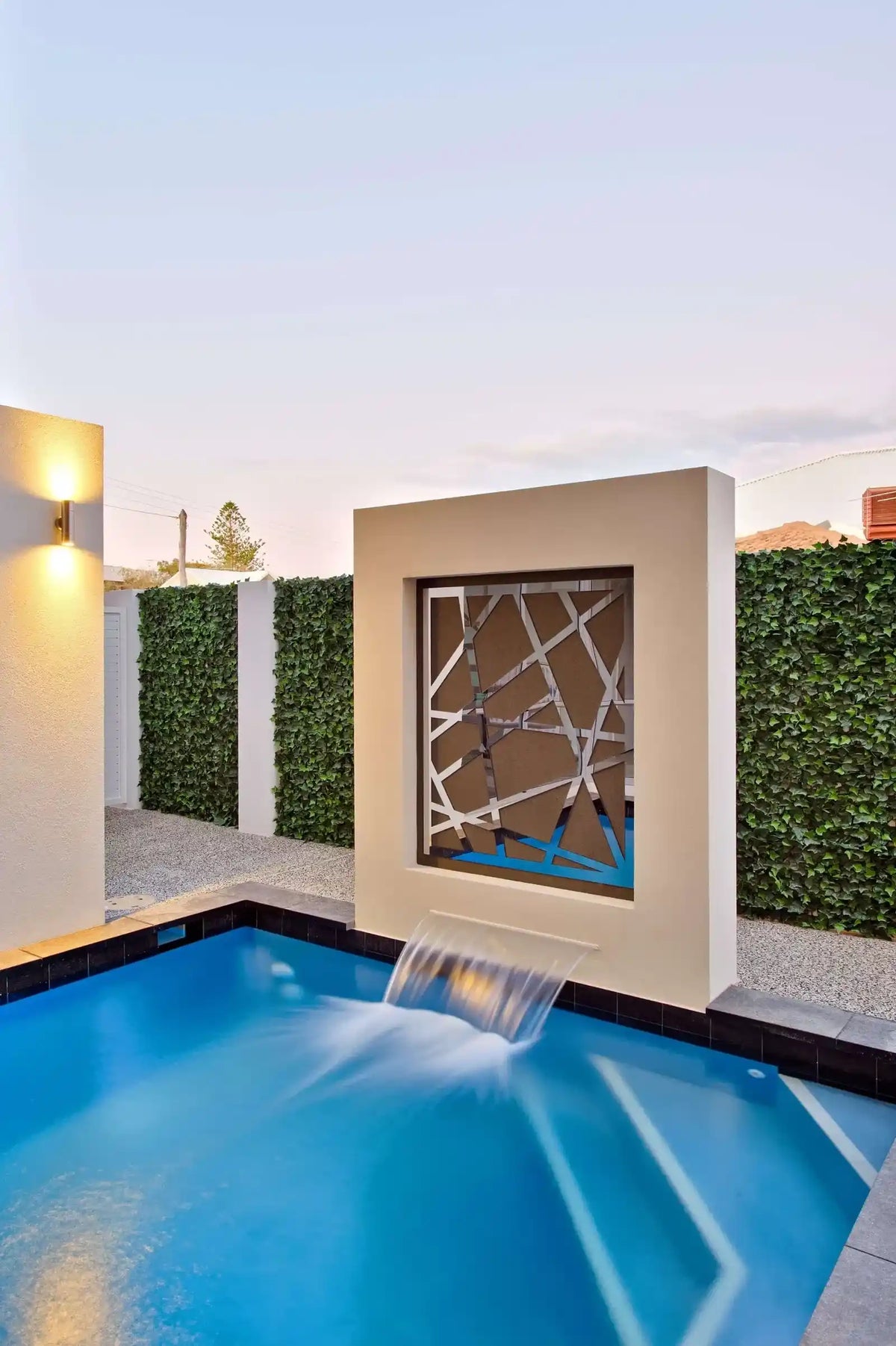 Muro artificial Boston Ivy Green de 33 pies cuadrados resistente a los rayos UV