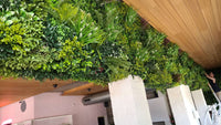 Lush Spring Artificial Vertical Garden Green Wall Panel 40×40in 11 SQ FT – UV Resistant – Commercial Grade