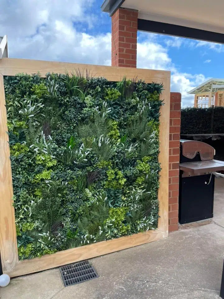Garden of Eden Luxe 40" x 40" Ultra Premium Metal Backed Green Wall Panel